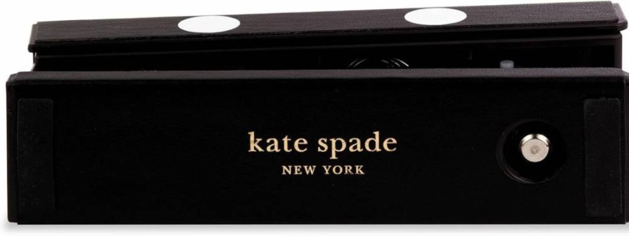 Kate Spade New York Black Picture Dot Stapler - Cute Office & Home Desk Accessory, Decorative Stapler for Stylish Workspaces