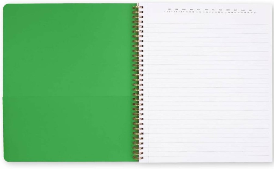 Kate Spade New York Spiral Notebook - 11x9.5 Inch Large College Ruled Journal with 160 Pages, Stylish Laptop Notebook for Women & Students