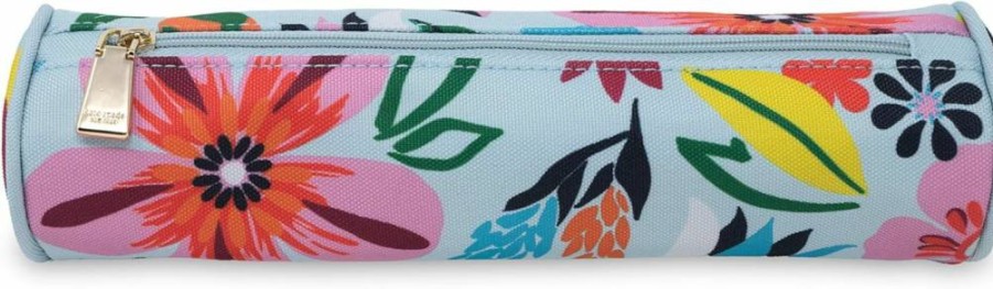 Kate Spade New York Safari Floral Travel Jewelry Organizer - Portable Fabric Jewelry Box for Women, Holds Necklaces, Rings, Bracelets & Accessories