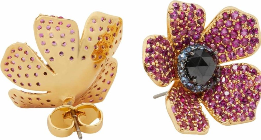 Kate Spade New York Poppy Power Stud Earrings - Bold Statement Studs for Women