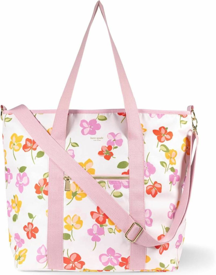 Kate Spade New York Insulated Cooler Tote Bag - Large Soft Sided Beach Cooler with Adjustable Shoulder Strap, Portable Picnic & Travel Tote