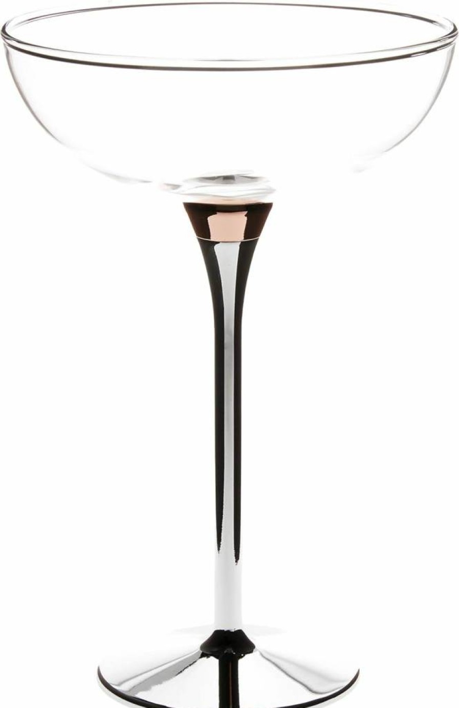 Kate Spade New York Rosy Glow Champagne Saucer Set - 2-Piece Elegant Coupe Glasses for Celebrations