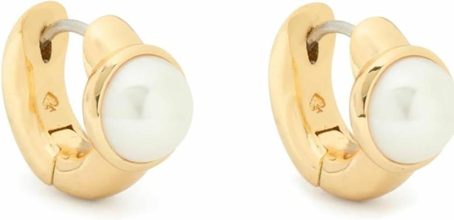 Kate Spade New York Keep Sparkling Round Huggie Earrings for Women