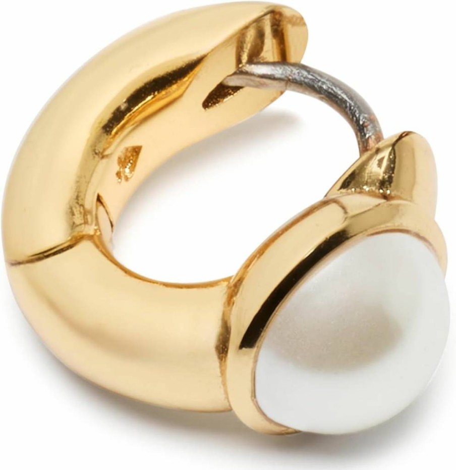 Kate Spade New York Keep Sparkling Round Huggie Earrings for Women