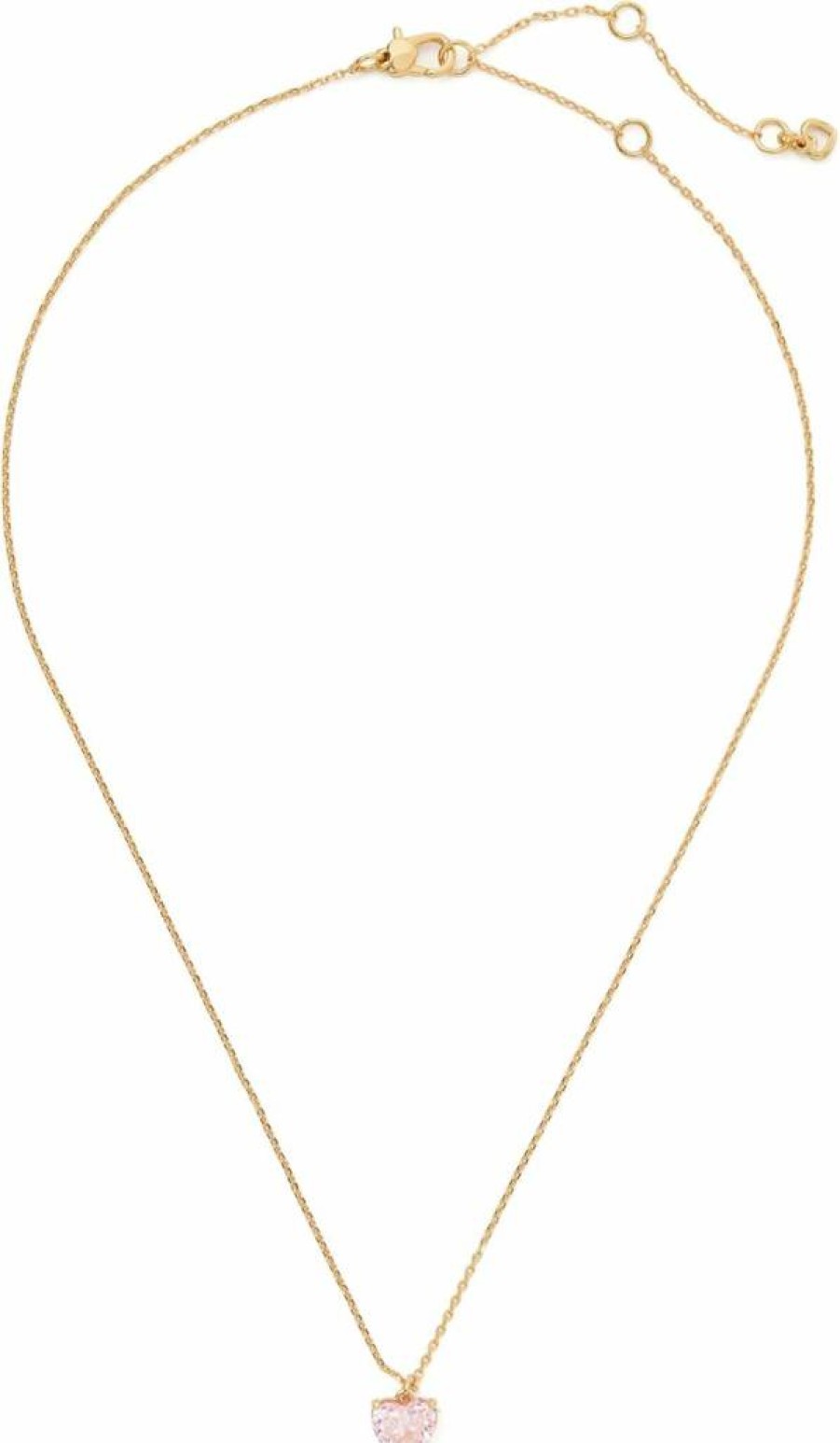 Kate Spade New York My Love Heart Pendant Necklace - Sterling Silver Romantic Gift for Her