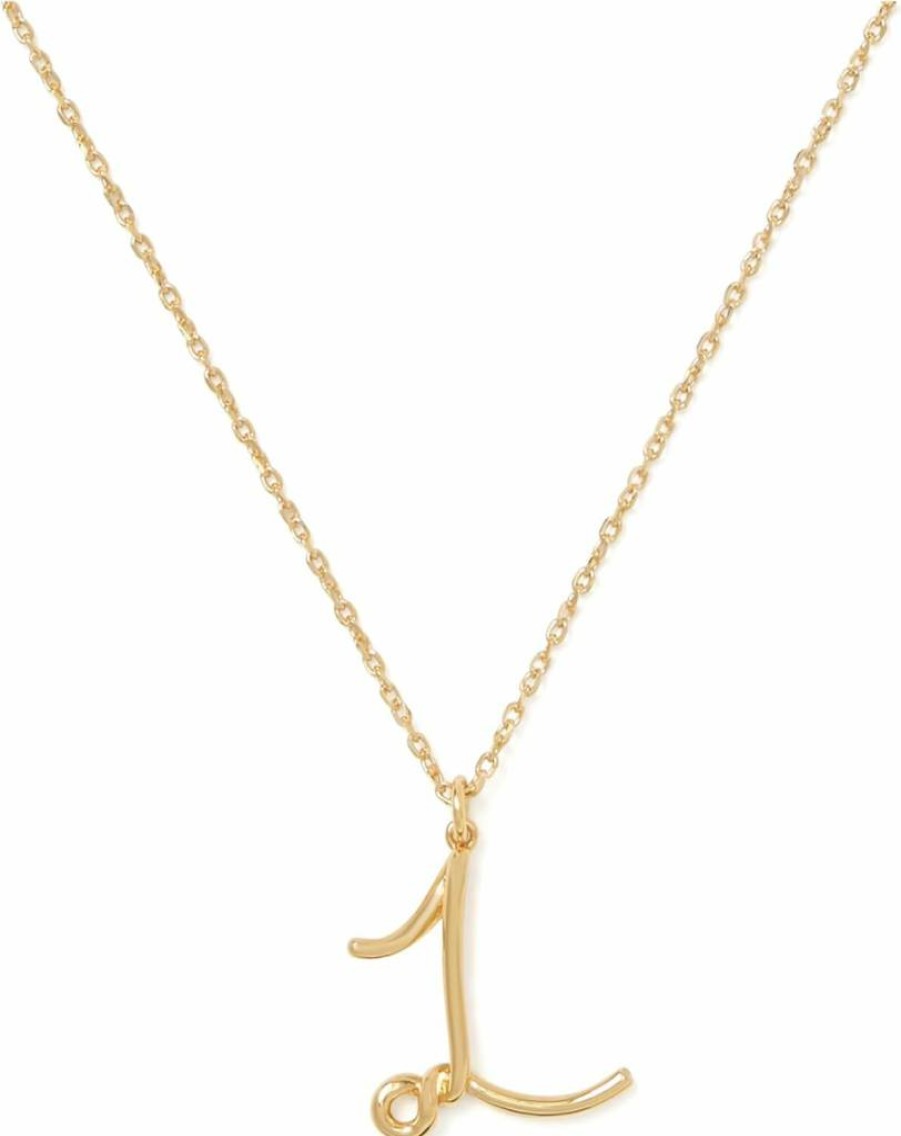 Kate Spade New York "One In A Million" Sterling Silver Letter Pendant Necklace