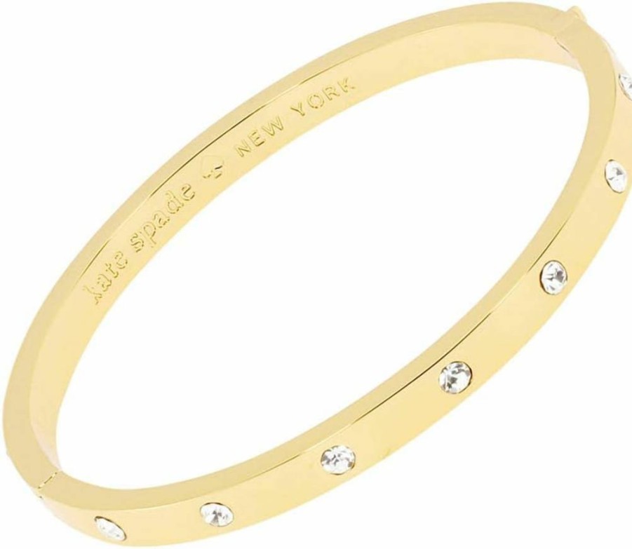 Kate Spade New York Set In Stone Hinged Bangle Bracelet for Women
