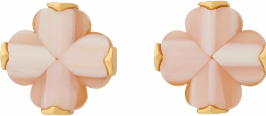Kate Spade New York Floral Stud Earrings with Spade Flower Design