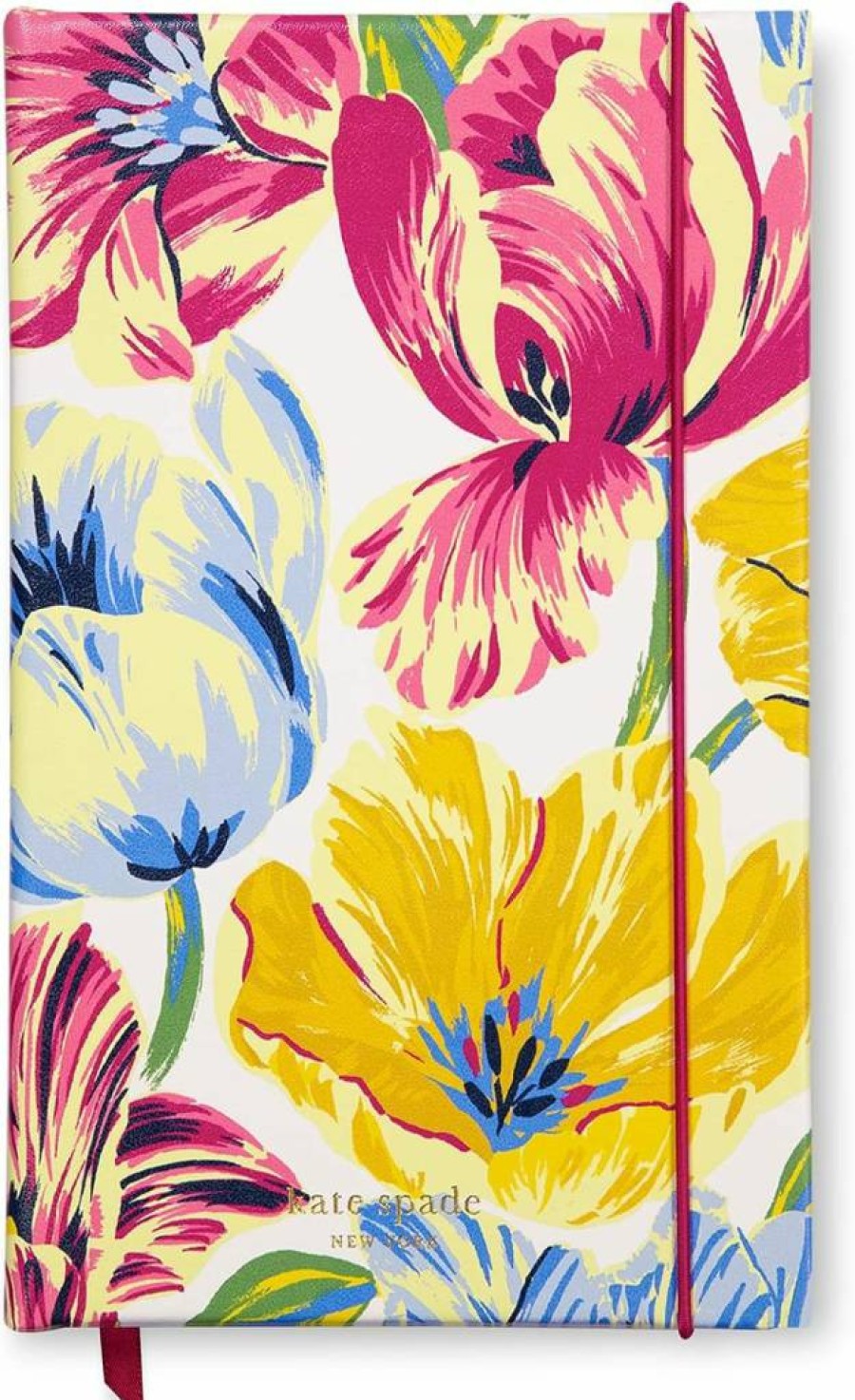 Kate Spade New York Vegan Leather Lined Notebook - Take Note Large Journal with 168 Pages, Elegant Diary for Writing, Bookshelf Design