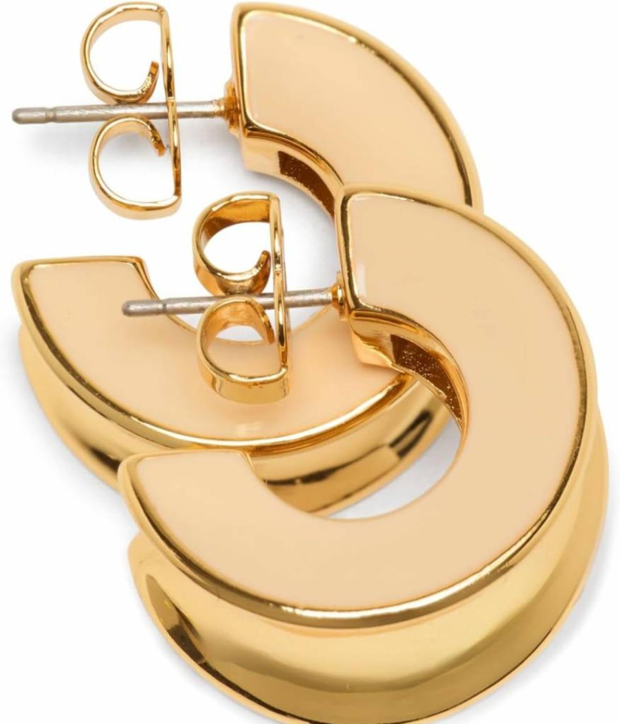 Kate Spade New York Small Bold Hoop Earrings - Stylish Gold-Tone Hoops for Women
