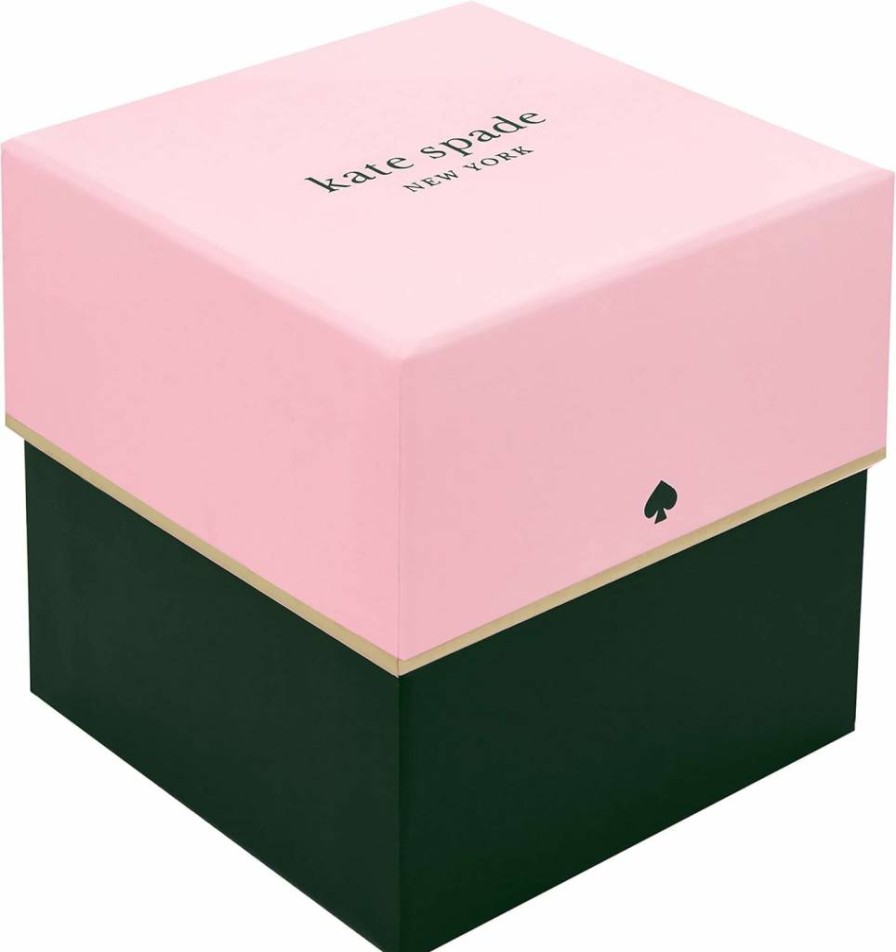 Kate Spade New York Metro Slim Women's Watch - Stainless Steel Bracelet or Leather Strap, Elegant Dress Watch for Women