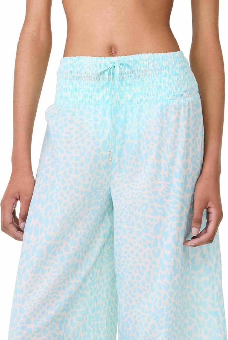 Kate Spade New York Women's Wide Leg Lounge Pants Comfortable Cover Up Bottoms