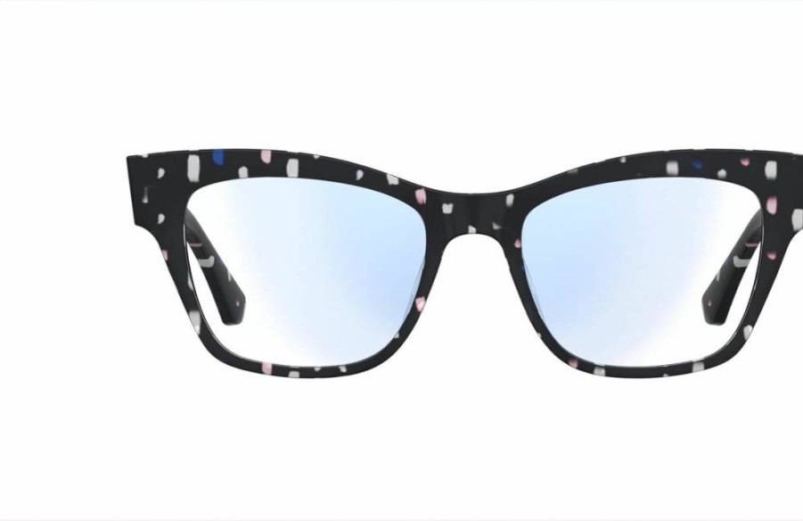 Kate Spade New York Women's Cat Eye Sunglasses – Multicolor & Blue Pattern, 50mm Lens, 17mm Bridge
