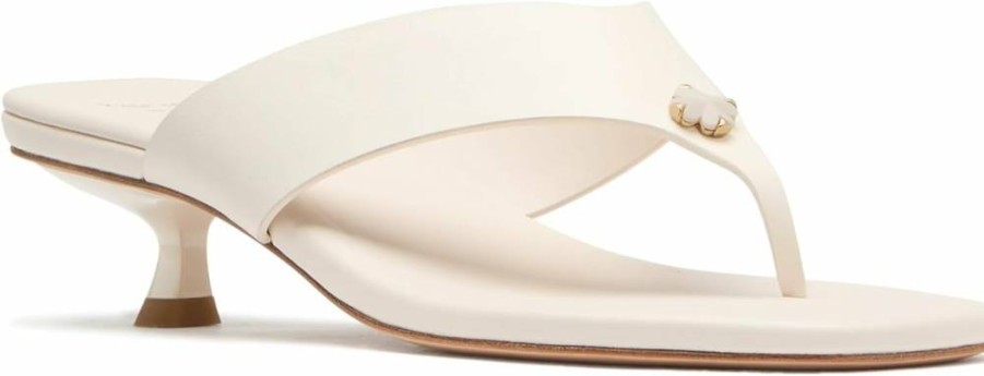 Kate Spade New York Women's Floral Heel Sandals - Elegant Flower Design Dress Sandals for Women