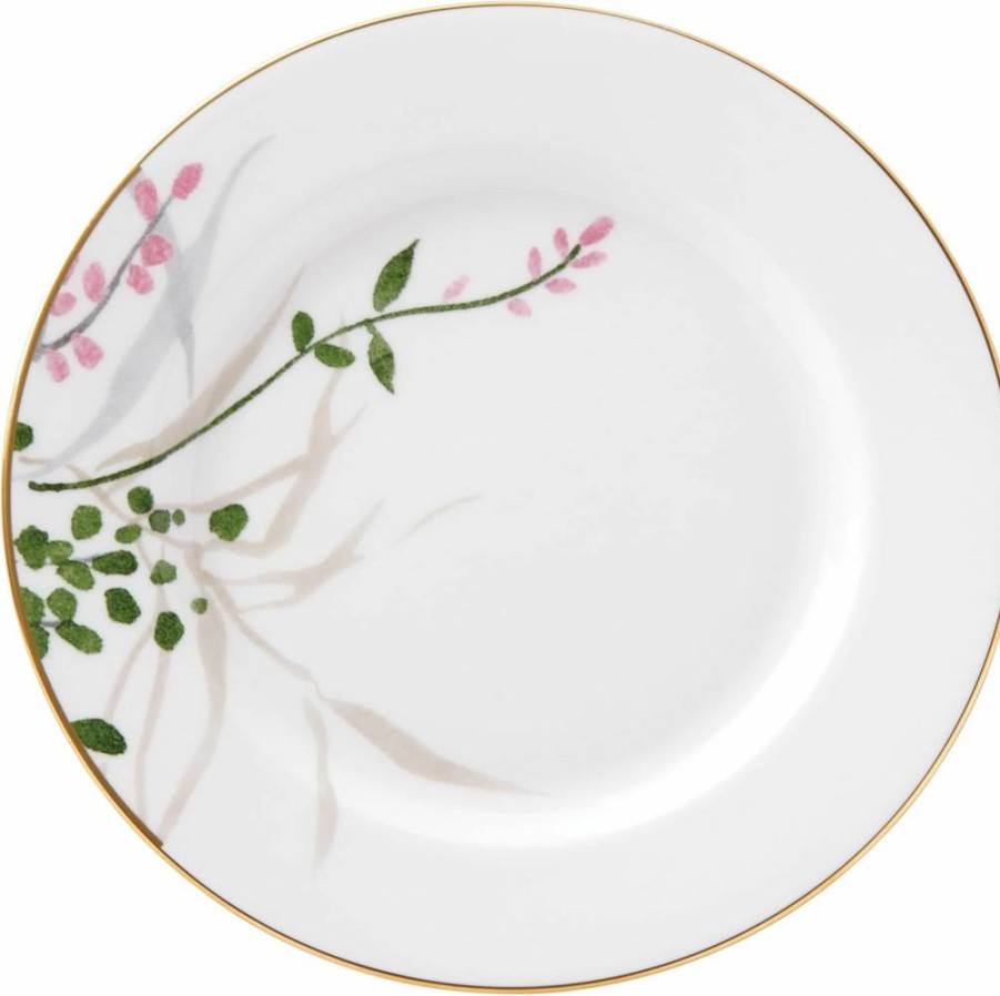 Kate Spade New York Birch Way Saucer - Stylish Multi-Color Dessert Plate for Elegant Dining, 0.40 Lb