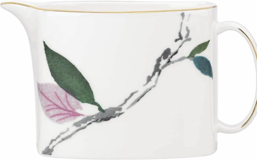 Kate Spade New York Birch Way Saucer - Stylish Multi-Color Dessert Plate for Elegant Dining, 0.40 Lb