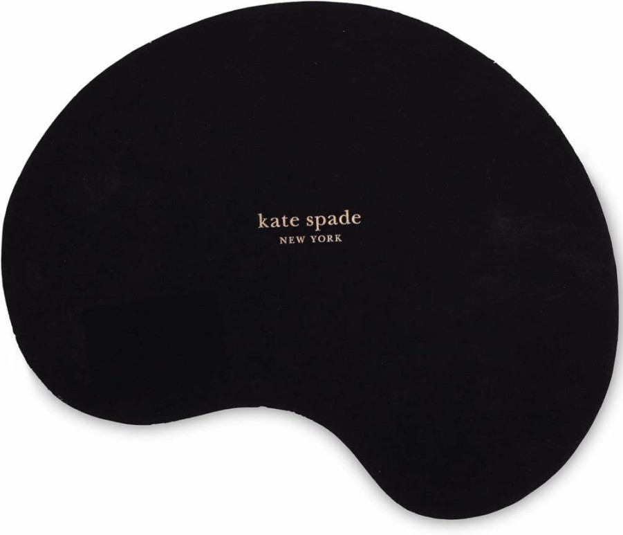 Kate Spade New York Leatherette Mouse Pad - 9" x 8" Non-Slip Desk Mat with Painterly Strokes Design for Office & Home