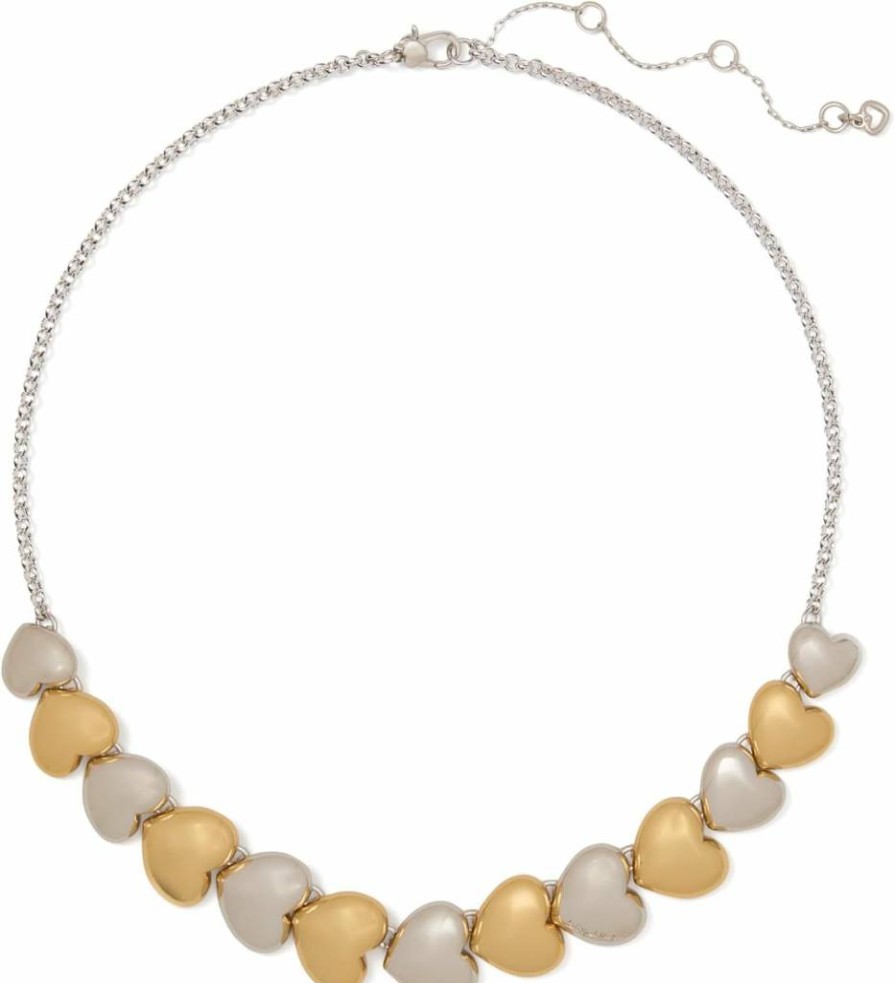 Kate Spade New York Heart Pendant Necklace - Sterling Silver Charm Jewelry for Women