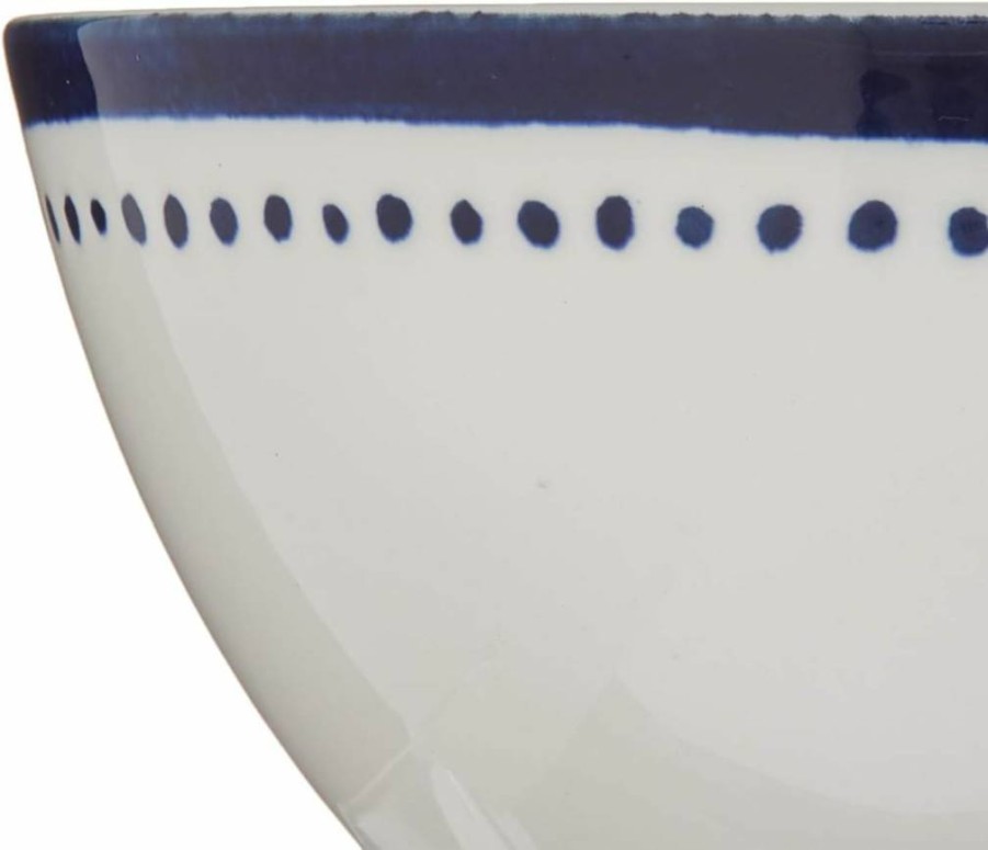 Kate Spade New York Blue Charlotte Street West Decorative Accent Plate - Single Piece Tableware for Dining & Home Decor