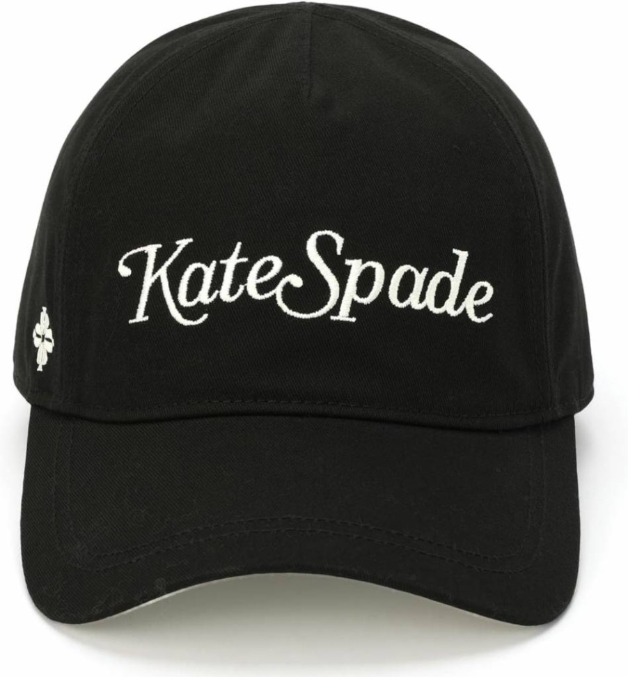 Kate Spade New York Women's Cotton Baseball Cap – Sun Protection Summer Hat with Script Logo