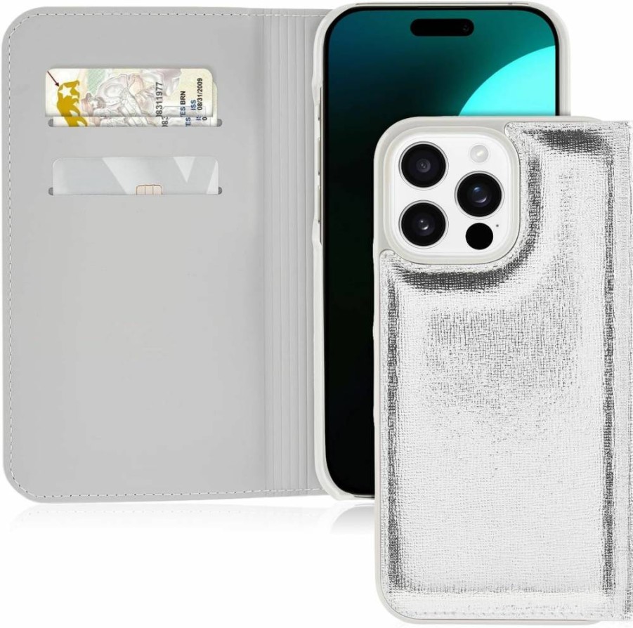 Kate Spade New York iPhone 16 Pro Max Case with MagSafe - Liquid Glitter Iridescent Designer Cover