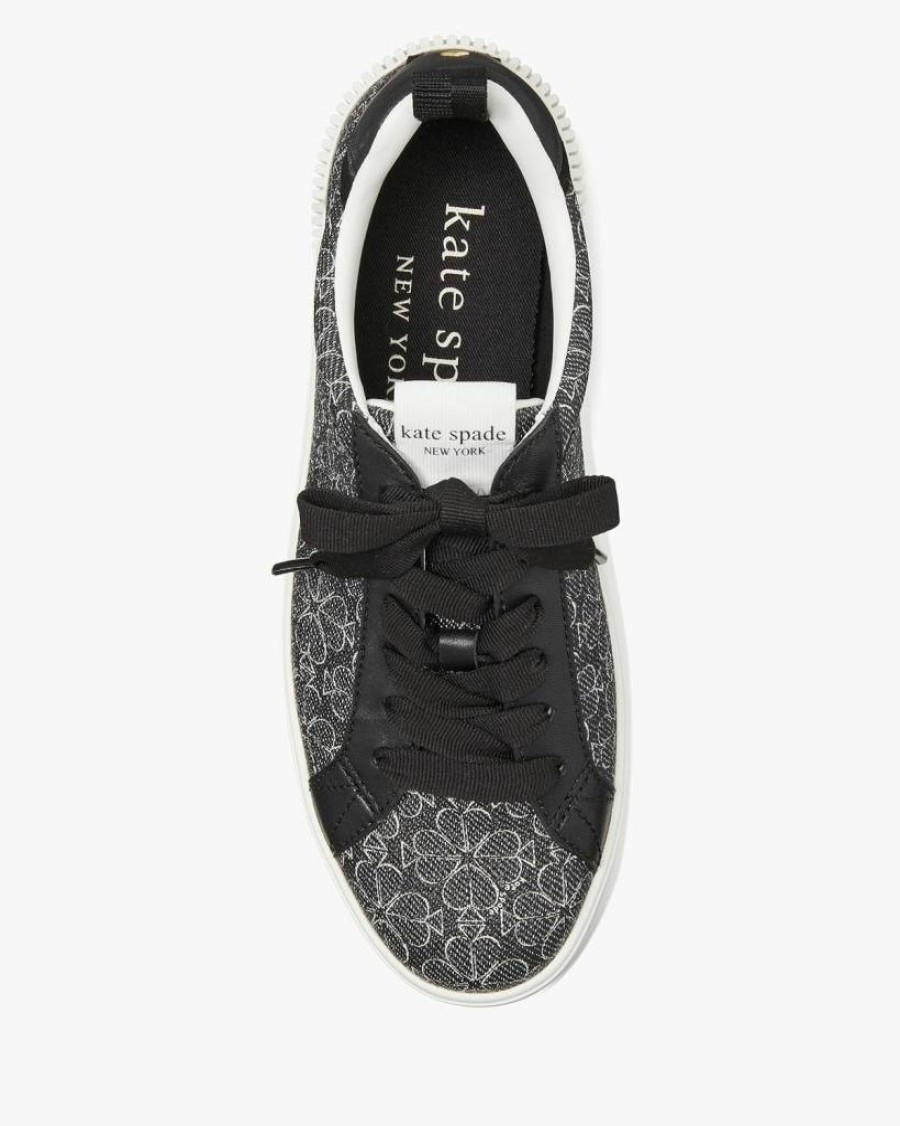 Kate Spade New York Women's Floral Lace-Up Sneakers - Stylish Comfort Shoes for Women