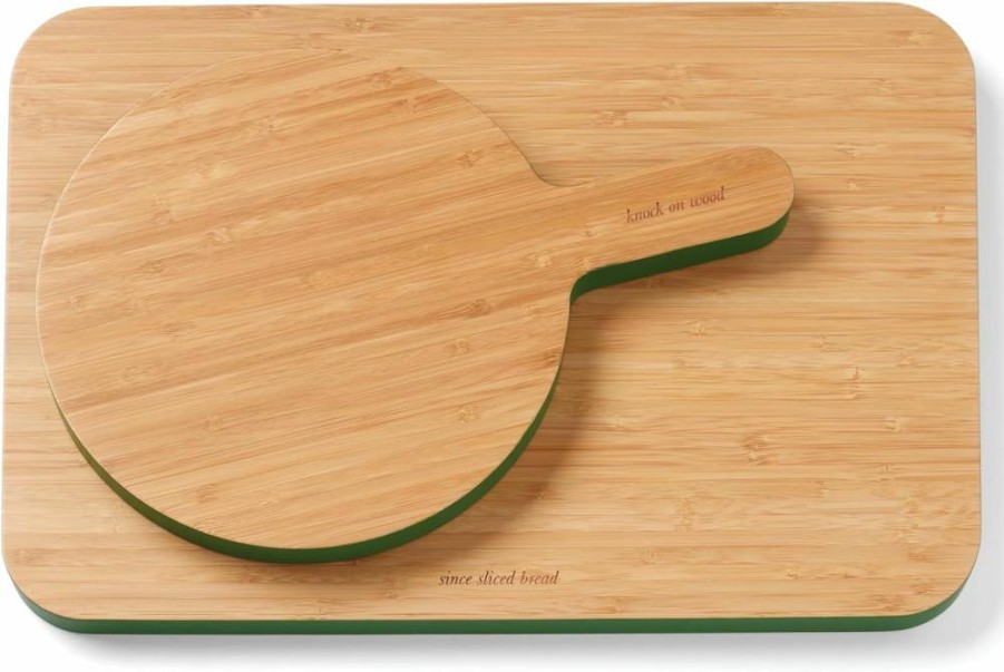 Kate Spade New York Knock On Wood Set of 2 Decorative Cutting Boards, Kitchen Gift Idea