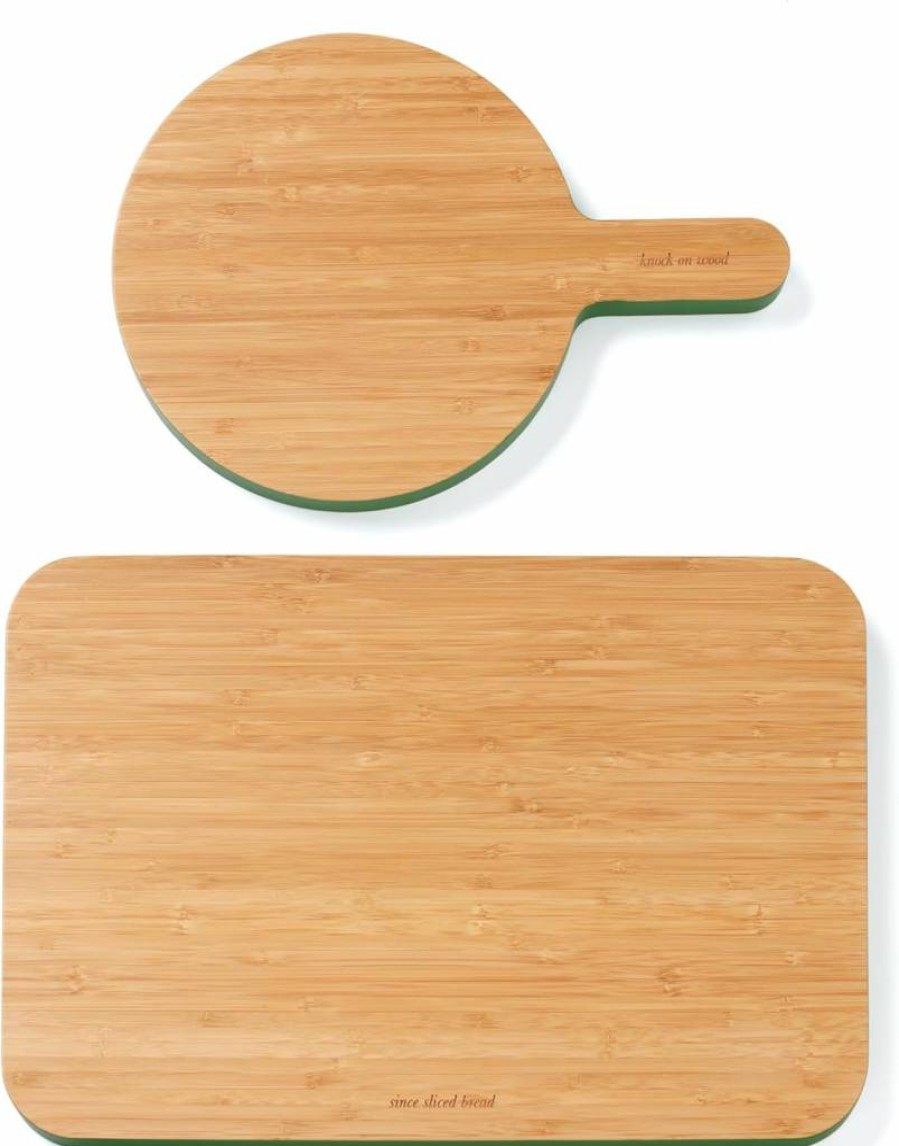 Kate Spade New York Knock On Wood Set of 2 Decorative Cutting Boards, Kitchen Gift Idea