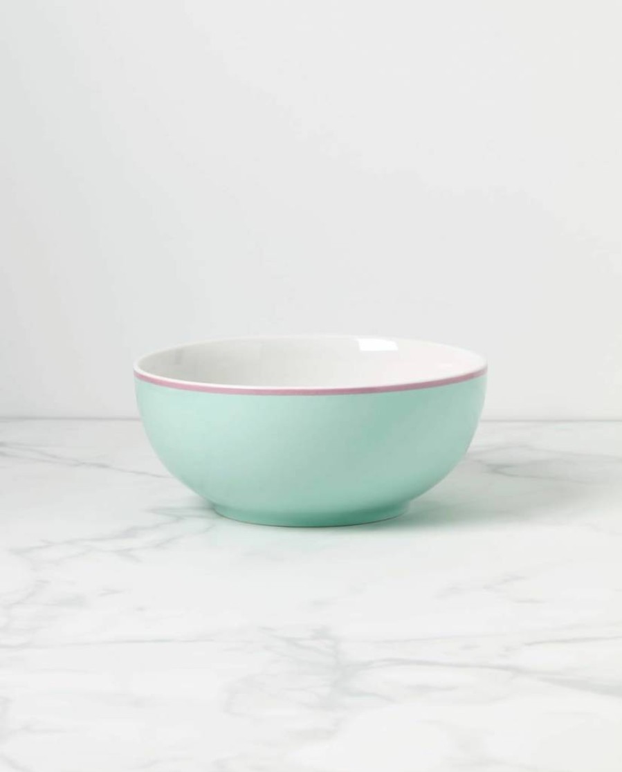 Kate Spade New York 6.33-Inch Pink Make It Pop Serving Bowl, Decorative Tableware for Entertaining