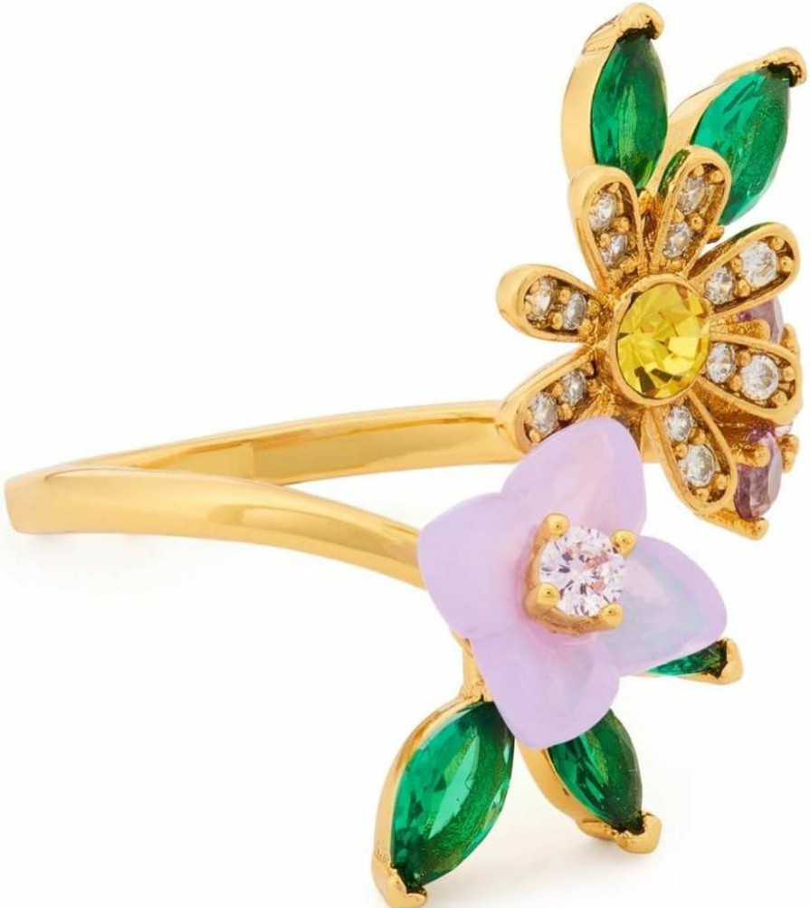 Kate Spade New York Floral Wrap Ring - Bursting Blooms Design for Women