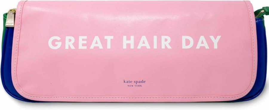Kate Spade New York Travel Hair Styling Tools Organizer - Compact Hairstylist Bag for Perfect Hair Days On The Go