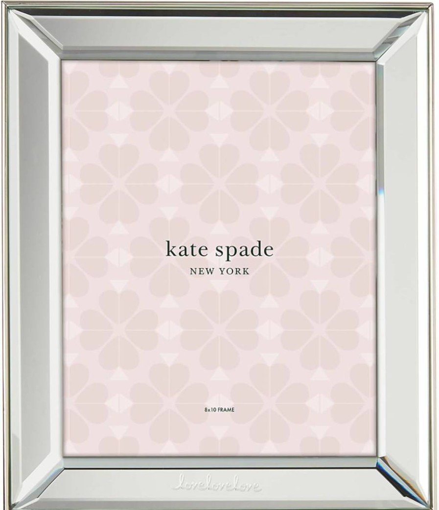 Kate Spade New York Key Court 8x10 Inch Clear Picture Frame - 2.8 lb Decorative Photo Frame for Home or Office
