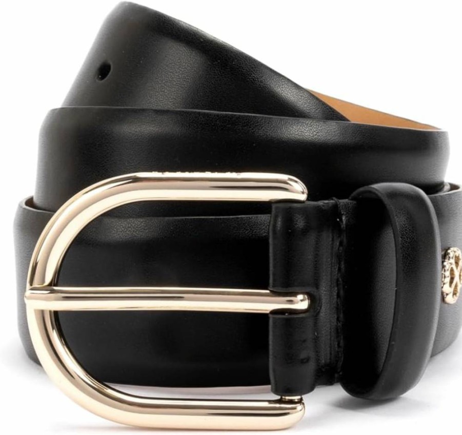 Kate Spade New York Women's 1.5 Inch Feather Edge Fashion Belt - Stylish Adjustable Waist Belt for Women