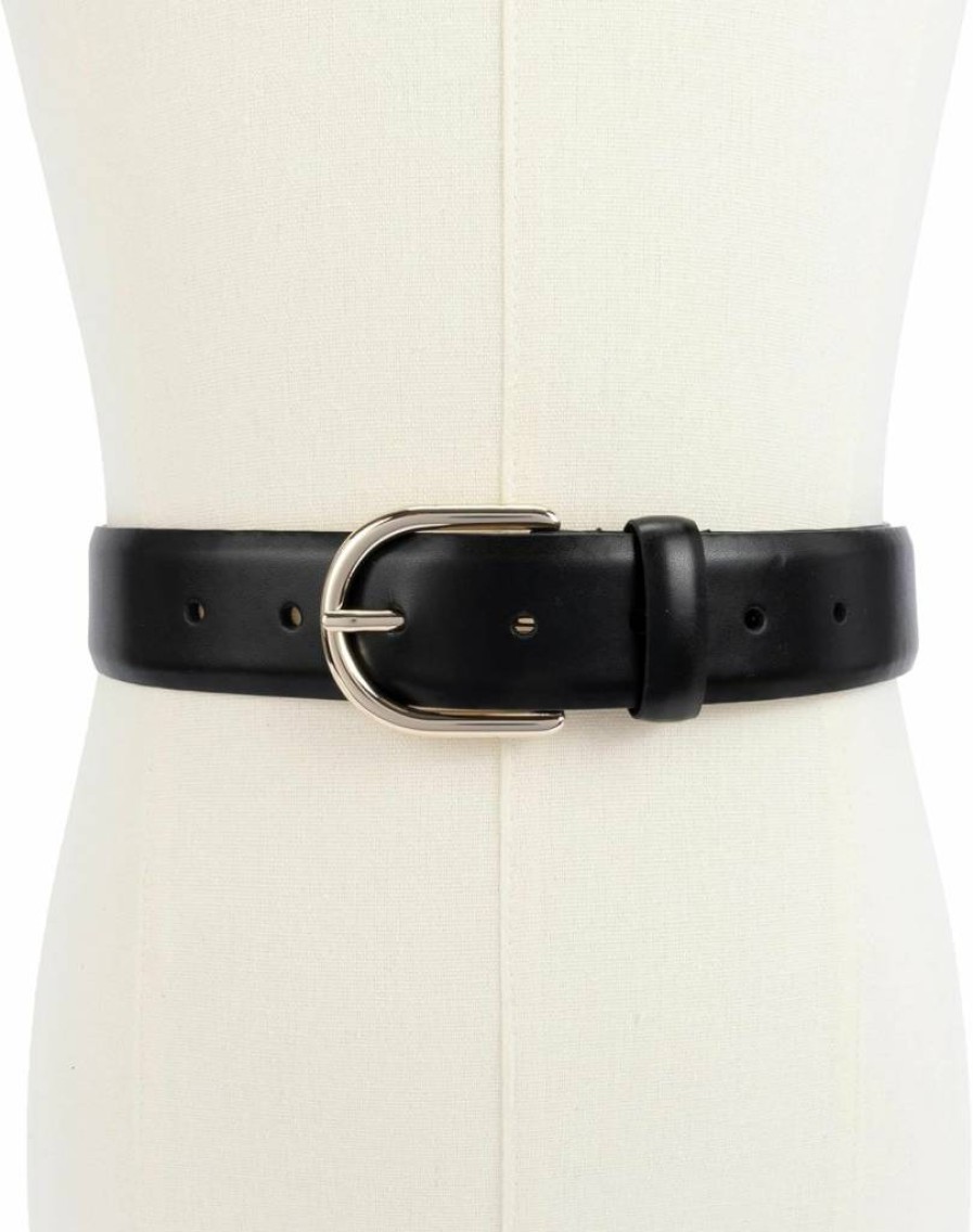 Kate Spade New York Women's 1.5 Inch Feather Edge Fashion Belt - Stylish Adjustable Waist Belt for Women
