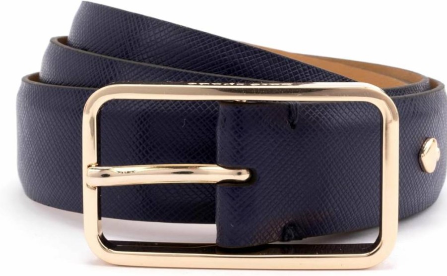 Kate Spade New York Women's Adjustable Leather Belt - 1" Wide Stylish Mel Design for Everyday Wear