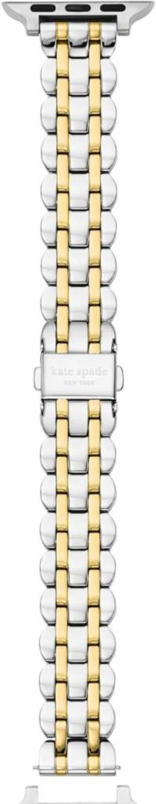Kate Spade New York Interchangeable Stainless Steel Apple Watch Band 38mm 40mm 41mm Compatible with Series 9/8/7/6/5/4/3/2/1/SE
