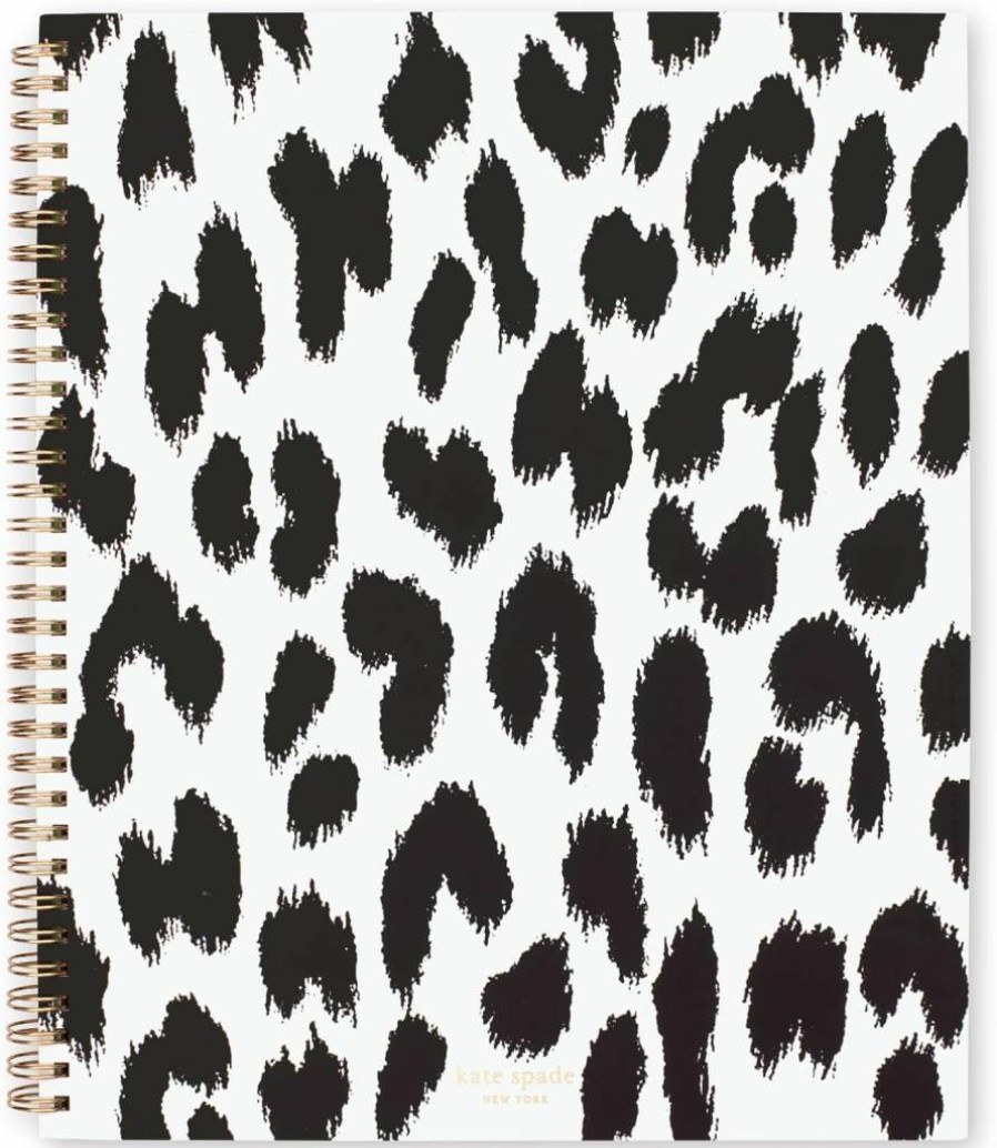 Kate Spade New York Spiral Notebook - 11x9.5 Inch Large College Ruled Journal with 160 Pages, Stylish Lined Notebook for Work & School