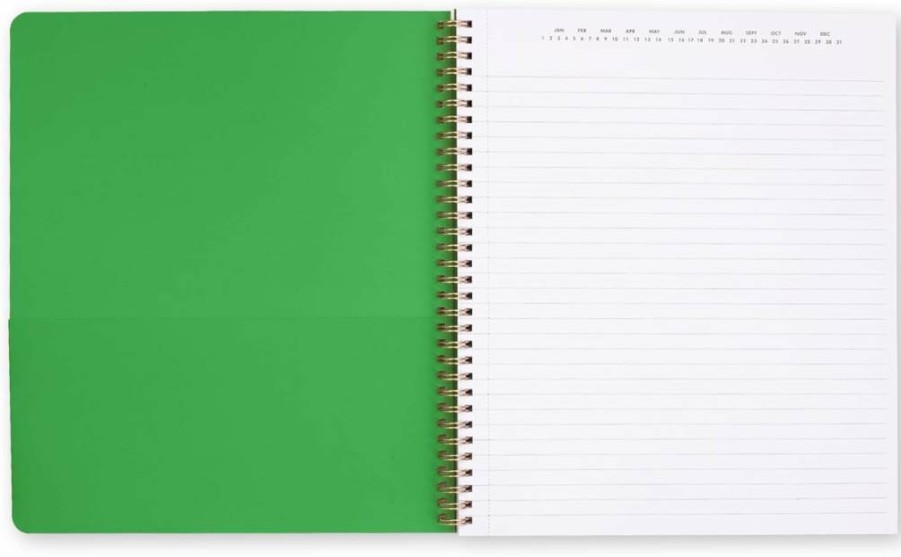 Kate Spade New York Spiral Notebook - 11x9.5 Inch Large College Ruled Journal with 160 Pages, Stylish Lined Notebook for Work & School