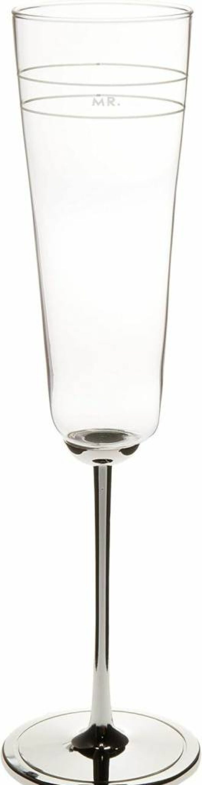 Kate Spade New York Darling Point Mr. & Mrs. Champagne Flutes Set - 2-Piece Wedding Couple Glasses