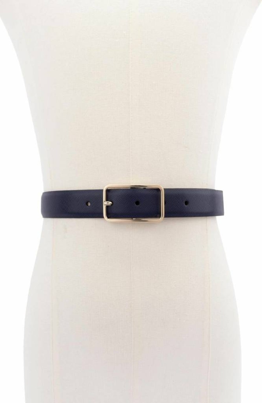 Kate Spade New York Women's Adjustable Leather Belt - 1" Wide Stylish Accessory for Everyday Outfits