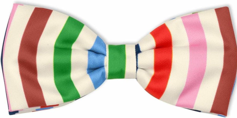 Kate Spade New York Navy Gingham Dog Bow Tie Collar - Adjustable Elastic Pet Accessory for Small, Medium & Large Dogs and Cats
