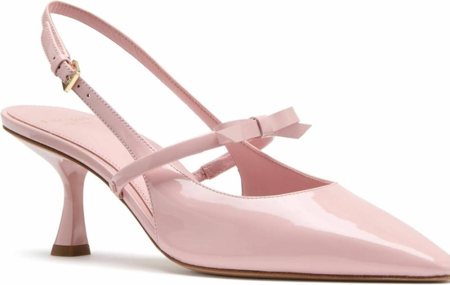 Kate Spade New York Women's Carolina Kitten Heel Pumps - Elegant Low Heel Dress Shoes for Women
