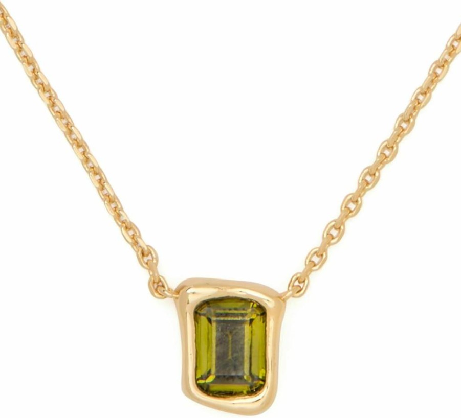 Kate Spade New York Molten Glass Pendant Necklace - Elegant Dainty Jewelry for Women