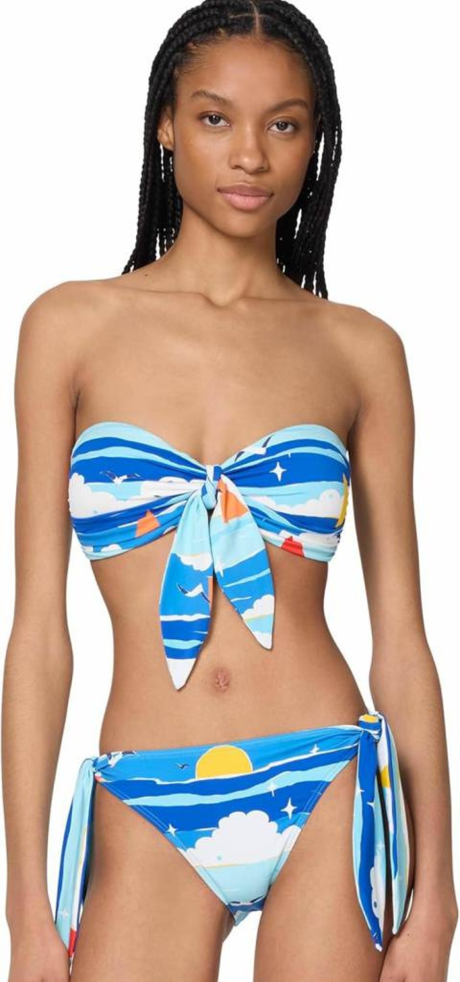 Kate Spade New York Women's Bandeau Bra Top - Summer Casual Comfort Stretch Fit Fashion Staple