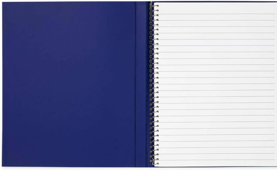 Kate Spade New York Charmed Library Journal - 8.25" x 6.75" Lined Spiral Notebook with 112 Pages, Stylish Concealed Notebook for Women