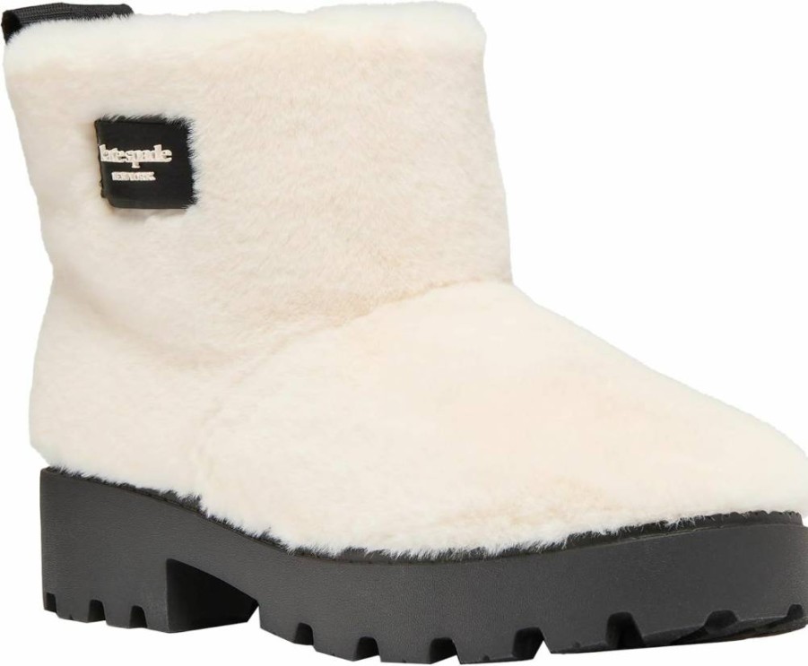 Kate Spade New York Women's Puffed Ankle Boots - Slip-On Winter Booties with Comfortable Heel