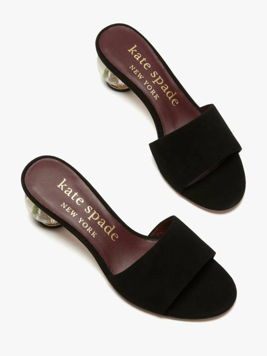 Kate Spade New York Women's Polished Slide Sandals - Comfortable & Stylish Casual Slide Sandals for Women