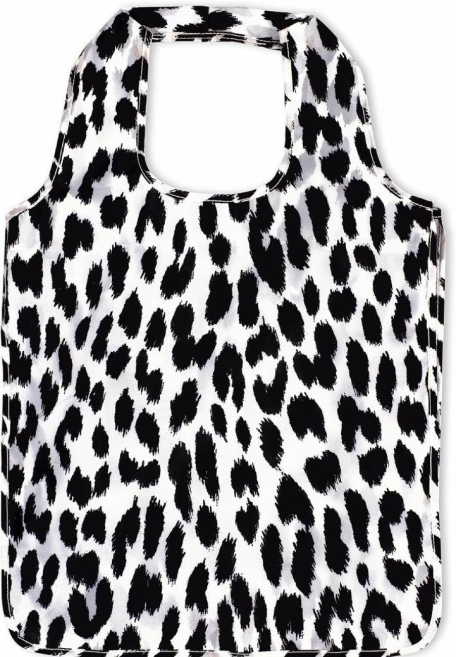 Kate Spade New York Reusable Grocery Bags - Lightweight Foldable Shopping Tote with Zipper Pouch for Produce & Essentials