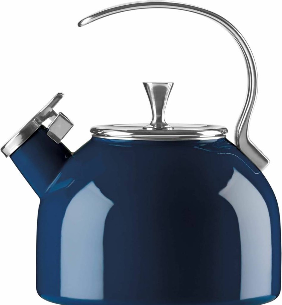 Kate Spade New York Green 3.75-Quart Make It Pop Stovetop Tea Kettle