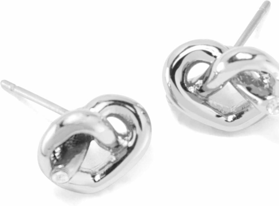 Kate Spade New York Loves Me Knot Stud Earrings - Gold-Tone Knot Design Studs